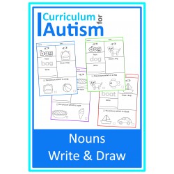 Nouns Write & Draw Worksheets